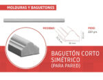 Molduras y baguetones de yeso - Imagen 3