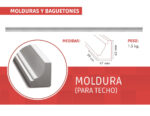 Molduras y baguetones de yeso - Imagen 5