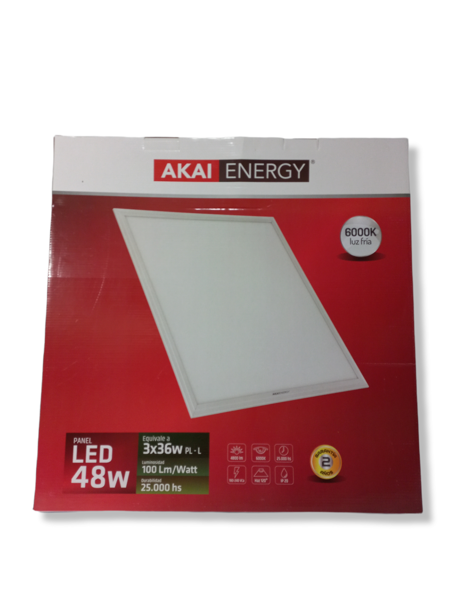 PhotoRoom-20220809_170440 PANEL LED 60X60 48W AKAI ENERGY - Imagen 1